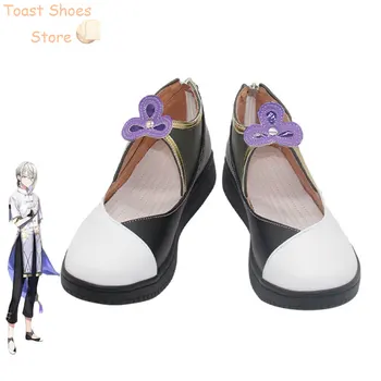 Обувь для косплея Lan Ling Game FGO Косплей реквизит Обувь из искусственной кожи Карнавальные ботинки на Хэллоуин Реквизит для костюмов