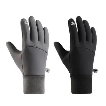 Зимние перчатки для мужчин и женщин с тепловым сенсорным экраном, Водонепроницаемые, Ветрозащитные, противоскользящие, теплые тепловые перчатки с подогревом, езда на велосипеде, бег