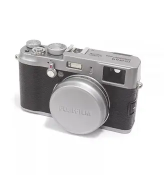 металлическая передняя Крышка Объектива/Защитная бленда для камеры Fujifilm fuji X100 X100S X100T черный серебристый