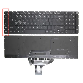 Новая Русско-американская Арабская клавиатура с красной RGB подсветкой для HP Omen Plus 17CB 17-CB 17-CB1002ca 17-CB1070nr 17-CB1072nr 17-CB0028ur RU AR
