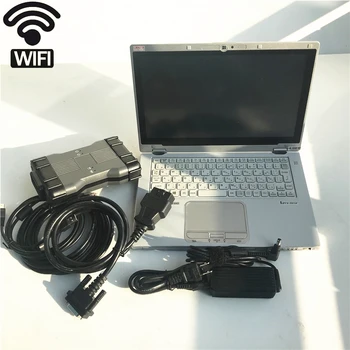 Диагностика шины CAN DOIP MB Star C6 / Doip MB Xen-ty-DAS-WIS VCI C6 с Wifi SSD V2023 в ноутбуке CF-AX2 8G i5cpu