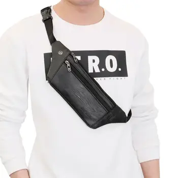 Мужской пояс из искусственной кожи, поясная сумка, поясная сумка через плечо, спортивная сумка на молнии 20CA