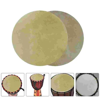Африканский барабан Бонго Натуральный Барабан Замена чехлов для барабанов Поверхность африканских барабанов