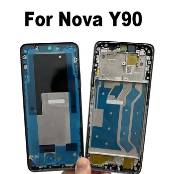 Для Huawei Nova Y90 Средний корпус ЖК-дисплей Передняя рамка Рамка шасси Лицевая панель Запасные части для ремонта CTR-LX1 CTR-LX2