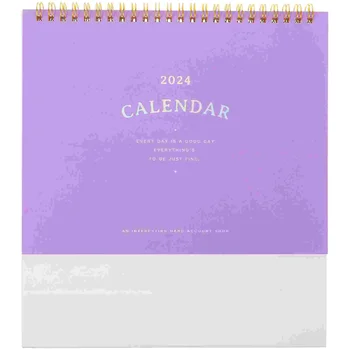 Настольный Календарь на 2024 год Настольный Календарь Орнамент Подставка Флип-Календарь Декор Настольный Календарь