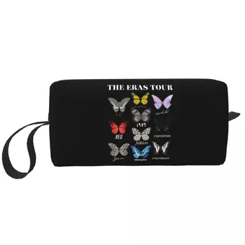 Сумки для макияжа Butterfly Albums The Eras Tour, мужская косметичка, модная дорожная сумка для хранения кошелька
