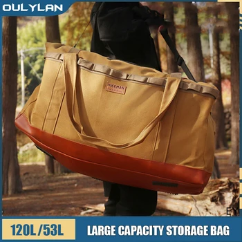 53Л /120Л Сверхемкая походная сумка для мужчин, рюкзак для хранения походного снаряжения, сумка для палаток, сумка для пикника, Наплечная сумка для пикника