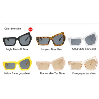 Модные детские солнцезащитные очки неправильной формы, милые солнцезащитные очки для защиты глаз от ультрафиолета, забавные солнцезащитные очки для девочек и мальчиков, солнцезащитные очки