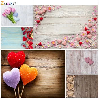 Виниловые Пользовательские фоны для фотосъемки на День Святого Валентина, реквизит 