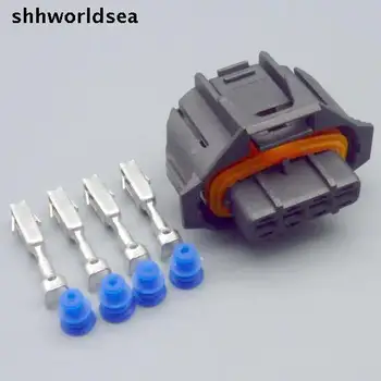 shhworldsea 5/30/100 комплектов 4pin 3,5 мм Датчик давления воздуха на впуске, подключаемый разъем для кондиционера