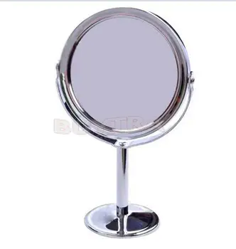 TS SHOU578 Женское косметическое зеркало для макияжа, Двустороннее Обычное + Увеличительная Овальная подставка, Компактное зеркало, Косметическое Зеркало, Инструменты для макияжа
