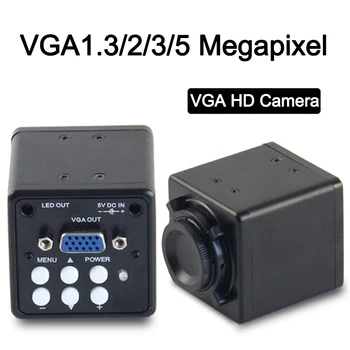 Монокулярный микроскоп 10S 1.3/2/3/5 Мегапиксельный промышленный Видеомикроскоп Камера VGA HD Камера с интерфейсом HDMI HD