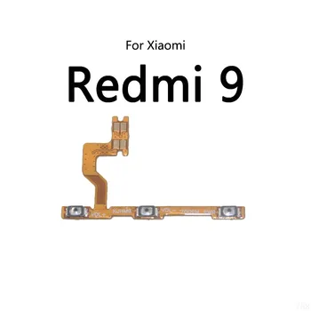 10 шт./лот для Xiaomi Redmi 9 9A 9C NFC Кнопка включения, кнопка отключения громкости, Гибкий кабель
