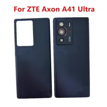 Задний корпус A41Ultra для ZTE Axon A41, задняя крышка батарейного отсека из ультра стекла, ремонт, Замена дверцы телефона + Логотип объектива камеры