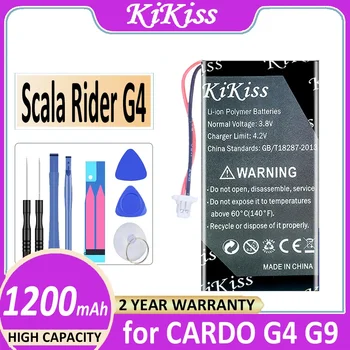 Аккумулятор KiKiss 1200 мАч для CARDO Scala Rider G4 G9 G9x SCHUBERTH C3 BAT00004