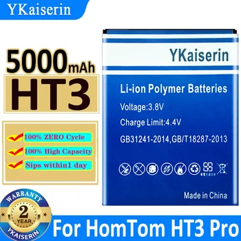 YKaiserin аккумулятор емкостью 5000 мАч для HomTom HT3 Pro HT3Pro Bateria