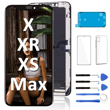 Дисплей AAA + INCELL Для iPhone X XR XS Max 11 12 Pro Комплект Для Замены ЖК-экрана 3D Touch Digitizer В сборе + Инструменты