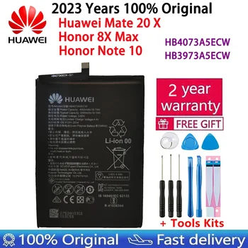 100% Оригинальный Аккумулятор Huawei HB4073A5ECW HB3973A5ECW емкостью 5000 мАч Для HUAWEI Honor Note 10/Honor 8X Max/Mate 20X20 X EVR-AL00 + Инструменты