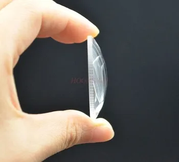 Плосковыпуклая линза 40 мм фокусное расстояние 65 мм увеличительное стекло эксперимент по фокусировке мощного сценического освещения пользовательская выпуклая линза