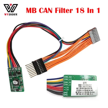 MB CAN Filter Регулировка 18 В 1 Универсальный CAN-фильтр для B-enz, для B-MW, для W222/W205/W447 Калибровка универсального кластера фильтров