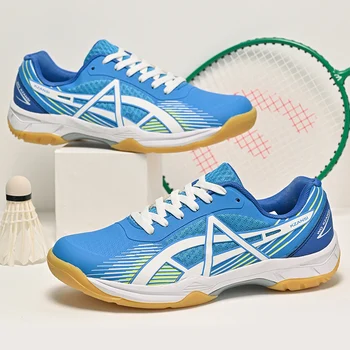 Профессиональная мужская дышащая обувь для настольного тенниса, уличные нескользящие тренировочные кроссовки для бадминтона, легкая волейбольная обувь унисекс