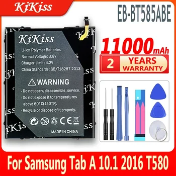 KiKiss EB-BT585ABE Tab Аккумулятор Большой Емкости Для Samsung Galaxy Tablet A 10.1 2016 T580 SM-T585C T585 T580N Аккумуляторы